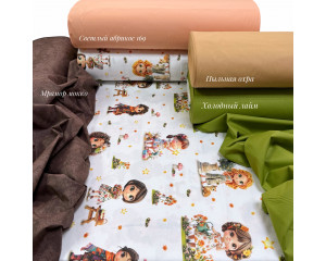 Ранфорс цветочные куколки