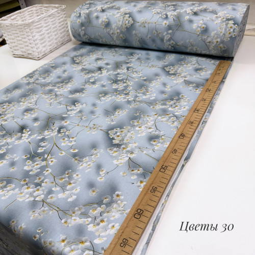 Ранфорс цветы 30