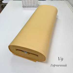 Ранфорс однотонный горчичный