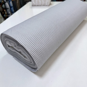 Ранфорс клеточка серая