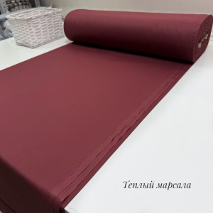 Ранфорс однотонный теплый марсала