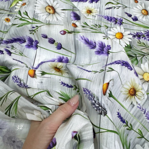 Ранфорс цветы 32