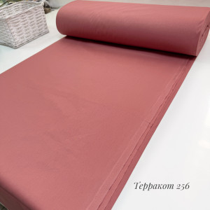 Ранфорс однотонный терракот 256