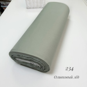 Ранфорс однотонный оливковый лёд 234