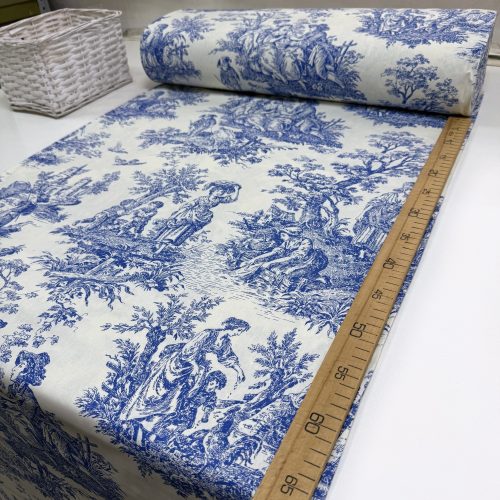 Ранфорс Туаль-де-Жуи синий