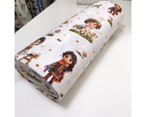 Ранфорс цветочные куколки