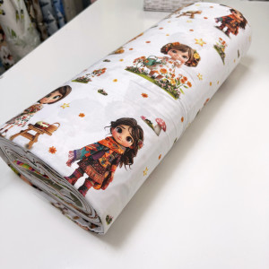 Ранфорс цветочные куколки