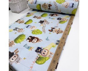 Ранфорс лабубу на голубом