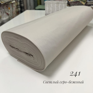 Ранфорс однотонный светлый серо-бежевый 