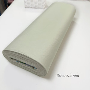 Ранфорс однотонный зеленый чай