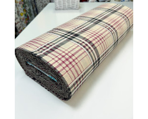 Ранфорс шотландка айвори