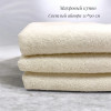 Махровый купон светлый айвори 50*90 см