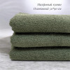 Махровый купон оливковый 50*90 см