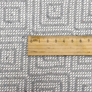 ПЛЕД-ПИКЕ ромбы светло-серые 215*220 см