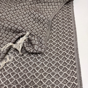 ПЛЕД-ПИКЕ орнамент кофе 210*215 см