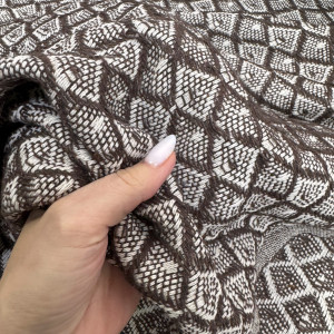 ПЛЕД-ПИКЕ орнамент кофе 210*215 см