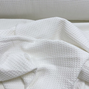 Вафельное полотно зара-пике белый 