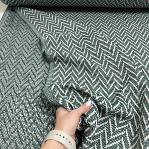 ПЛЕД-ПИКЕ ёлочка изумруд 210*225 см