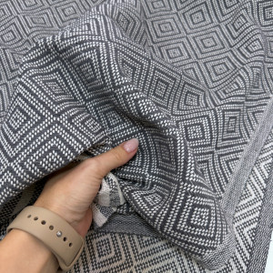 ПЛЕД-ПИКЕ ромбы графит 170*210