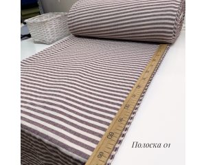 Вареный хлопок полоска 01