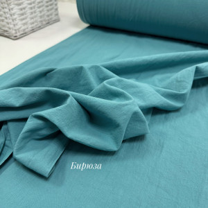 Вареный хлопок бирюза