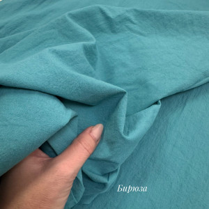 Вареный хлопок бирюза