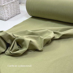 Вареный хлопок светло-оливковый