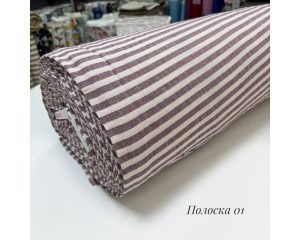 Вареный хлопок полоска 01