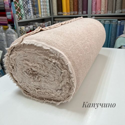 Махровое полотно светлый капучино