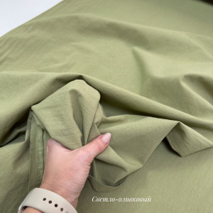 Вареный хлопок светло-оливковый