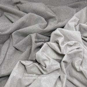 Вареный хлопок полоска 07