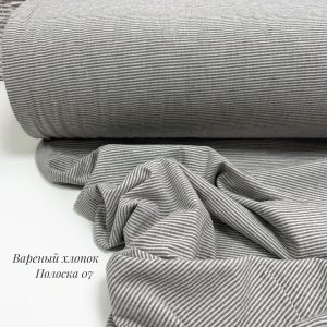 Вареный хлопок полоска 07