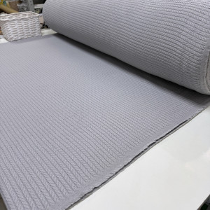 Вязаное полотно серый