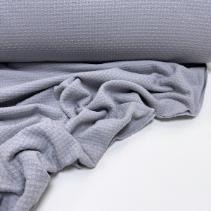 Пике-жаккард серый