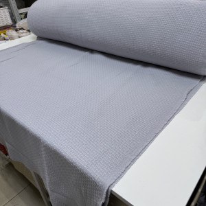 Пике-жаккард серый