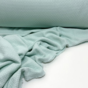 Пике-жаккард светлый тиффани