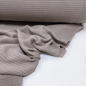 Вязаное полотно светлый тауп