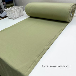 Вареный хлопок светло-оливковый