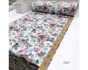 Ранфорс цветы 240