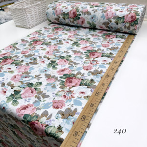 Ранфорс цветы 240