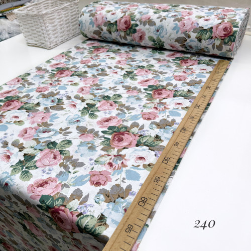 Ранфорс цветы 240