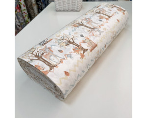 Ранфорс лесная роща терракот