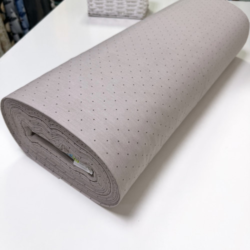 Ранфорс точка на дымчато-сером