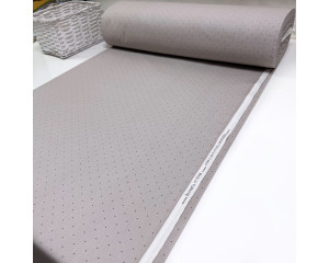 Ранфорс точка на дымчато-сером