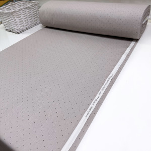 Ранфорс точка на дымчато-сером