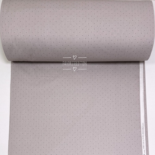 Ранфорс точка на дымчато-сером