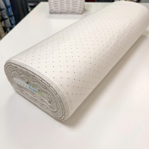 Ранфорс точка на кремовом