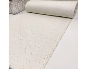 Ранфорс точка на кремовом