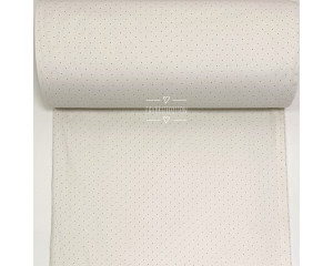 Ранфорс точка на кремовом