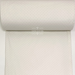 Ранфорс точка на кремовом